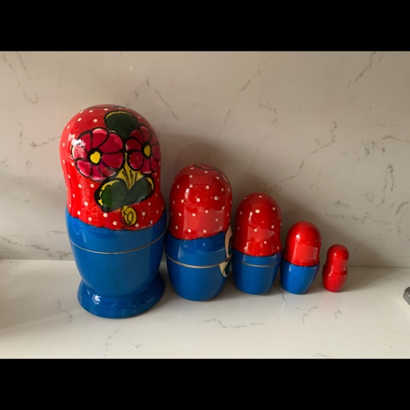 Russian hand made matryoshka/Bahuska wooden dolls - Picture 3 of 5